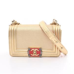 Chanel Boy Shoulder Bag Red